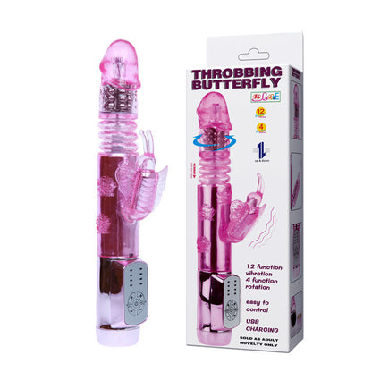 Vibrador BAILE Coelho Borboleta Pulsante com dupla estimulação e design ergonómico para prazer intenso.