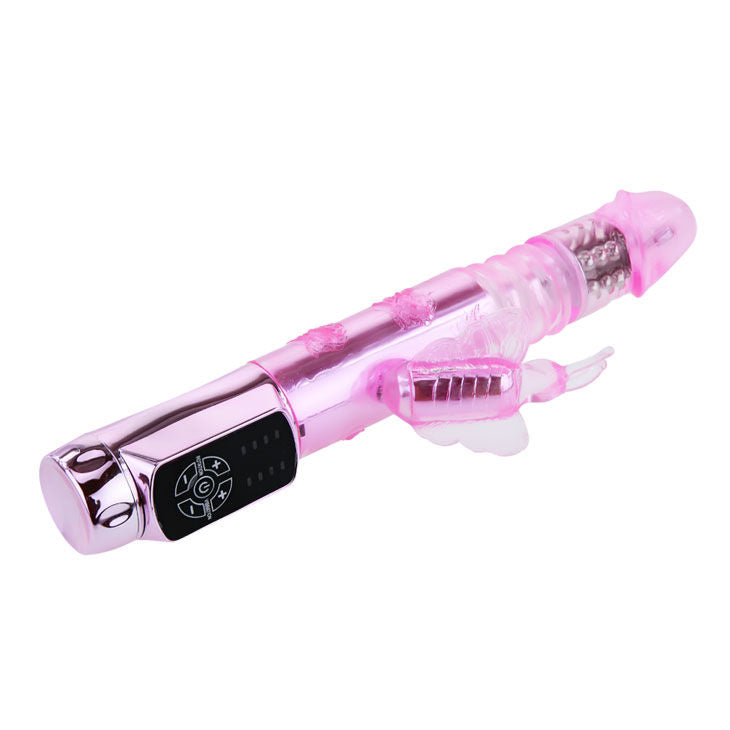 Vibrador BAILE Coelho Borboleta Pulsante com dupla estimulação e design ergonómico para prazer intenso.