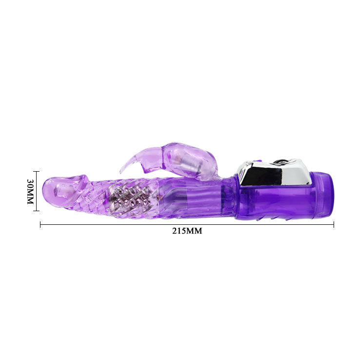 Vibrador Rabbit Persinal Elite BAILE com dupla rotação para estimulação clitoriana e ponto G.