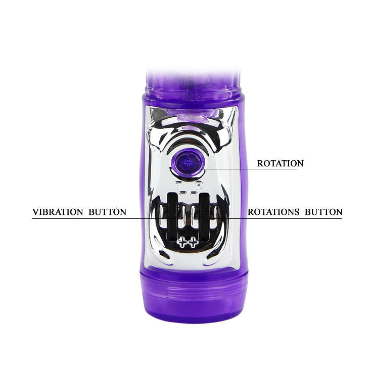 Vibrador Rabbit Persinal Elite BAILE com dupla rotação para estimulação clitoriana e ponto G.