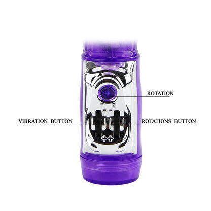 Vibrador Rabbit Persinal Elite BAILE com dupla rotação para estimulação clitoriana e ponto G.