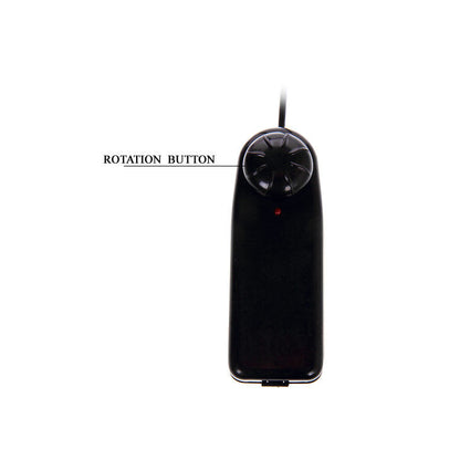 Close-up do Vibrador Realista Rotativo BAILE Super Rota Dong com Ventosa