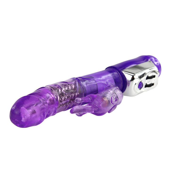 Vibrador Coelho Baile Super Sex para dupla estimulação e prazer rotativo.