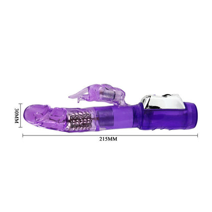Vibrador Coelho Baile Super Sex para dupla estimulação e prazer rotativo.