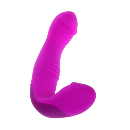 PRETTY LOVE Angelo Arnês Vibratório Recarregável Lila em silicone médico.