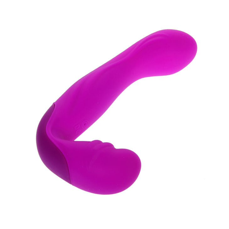 Arnês dildo vibratório Pretty Love Beau Lilac com design ergonómico e sem alças