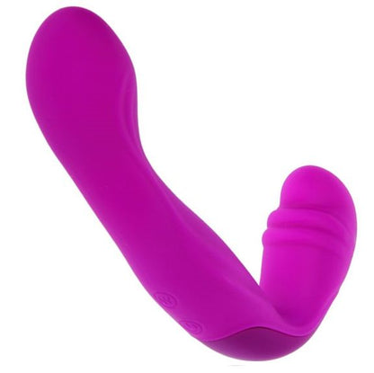 Arnês dildo vibratório Pretty Love Beau Lilac com design ergonómico e sem alças