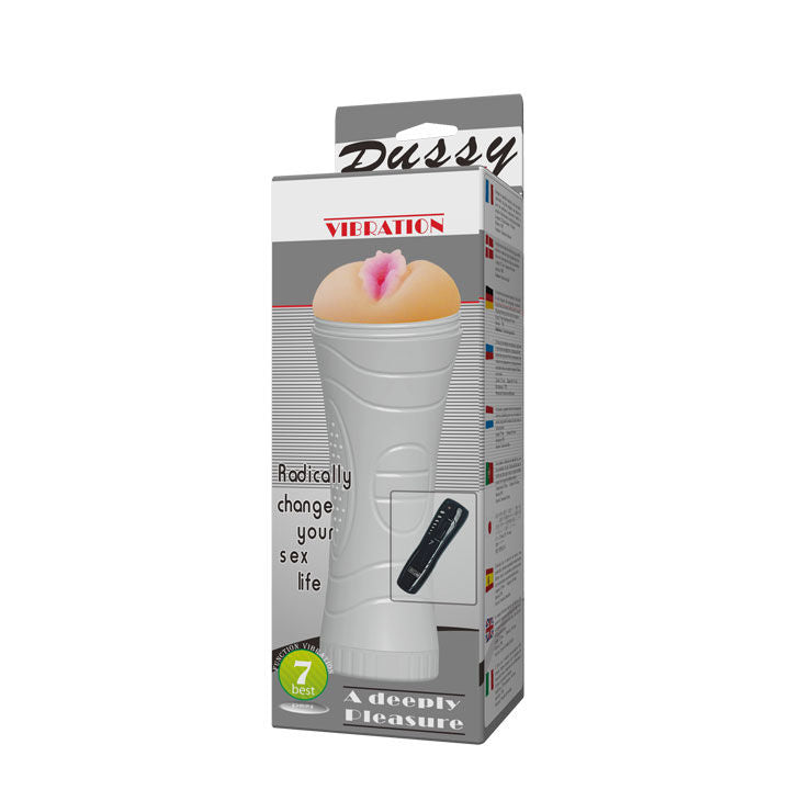 Masturbador masculino BAILE Vagina CIBERSKYN com 7 ritmos, design realista e discreto.