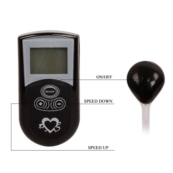Close-up da Tanga Vibratória BAILE com Controle Remoto, destacando o design discreto e o vibrador.