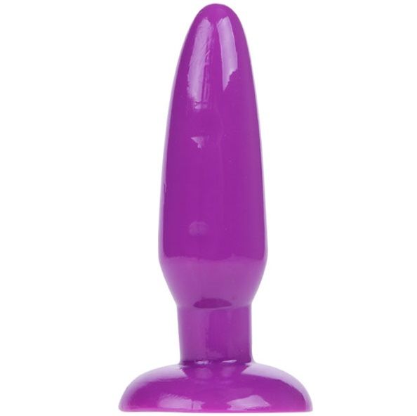 Close-up do Plug Anal BAILE Pequeno LILS 15cm em gelatina, destacando sua forma cônica e suavidade.