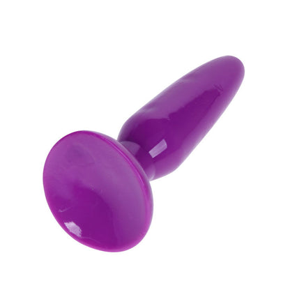 Close-up do Plug Anal BAILE Pequeno LILS 15cm em gelatina, destacando sua forma cônica e suavidade.