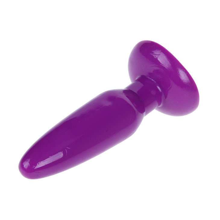 Close-up do Plug Anal BAILE Pequeno LILS 15cm em gelatina, destacando sua forma cônica e suavidade.