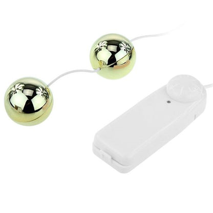 BAILE Vibrador de Bolas Chinesas Golden com controle remoto e multivelocidade, design elegante.