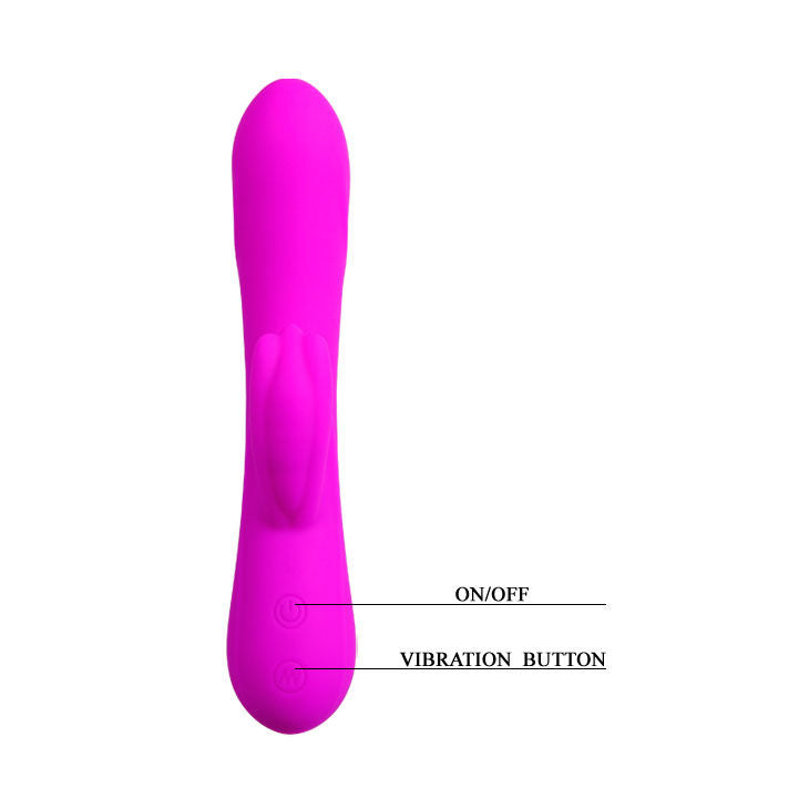 Vibrador Barrette PRETTY LOVE com estimulador clitoriano e múltiplas funções