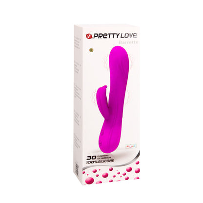 Vibrador Barrette PRETTY LOVE com estimulador clitoriano e múltiplas funções