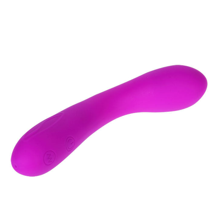 Close-up do Vibrador Massageador PRETTY LOVE Tony Lilac, mostrando sua forma ergonómica e cor vibrante.