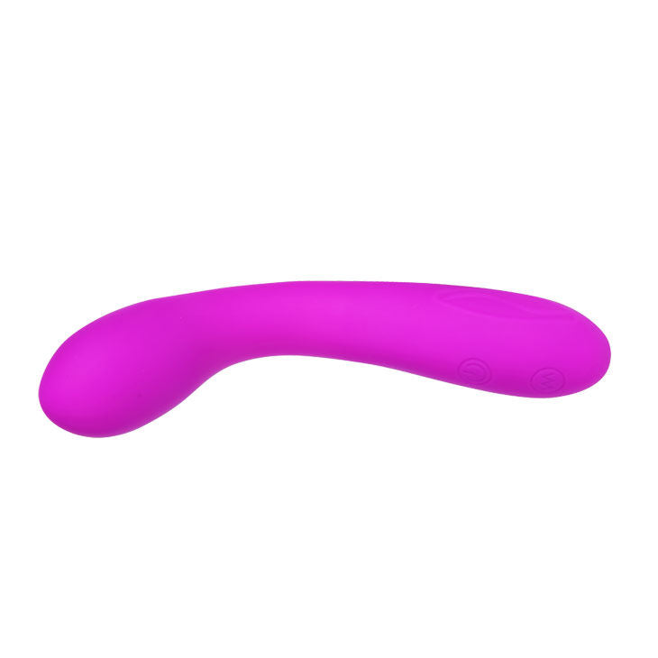 Close-up do Vibrador Massageador PRETTY LOVE Tony Lilac, mostrando sua forma ergonómica e cor vibrante.