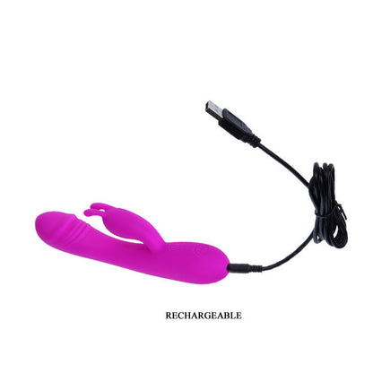Vibrador Pretty Love Hunter com estimulação de coelho e 30 modos