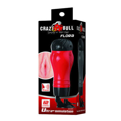 Masturbador Masculino Flora com Base de Sucção e Vibração