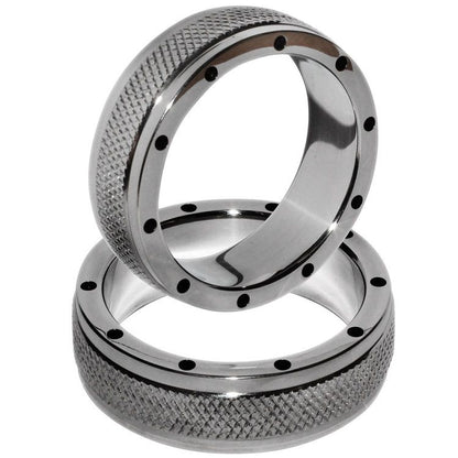 METAL HARD Anel de Metal para Pénis e Testículos 40mm, detalhe do material e design