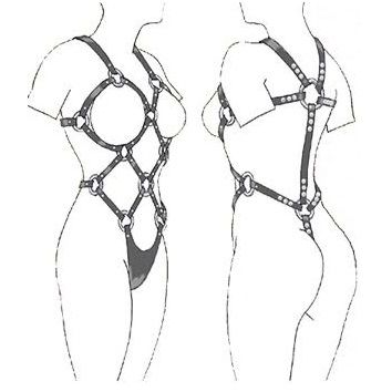 Body de Couro - Estilo Feminino