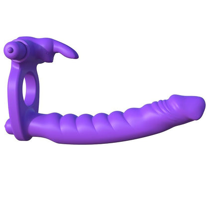 Vibrador Duplo de Silicone Coelho