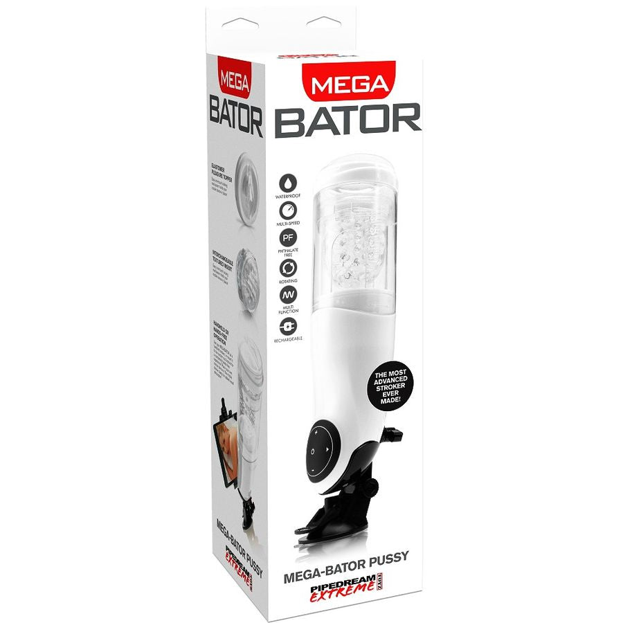 Masturbador Masculino PDX Mega Bator USB Vagina Branco
