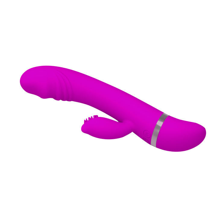 PRETTY LOVE Vibrador Flirtation David com Estimulador de Clítoris 30 Funções, para prazer intenso e orgasmos múltiplos.