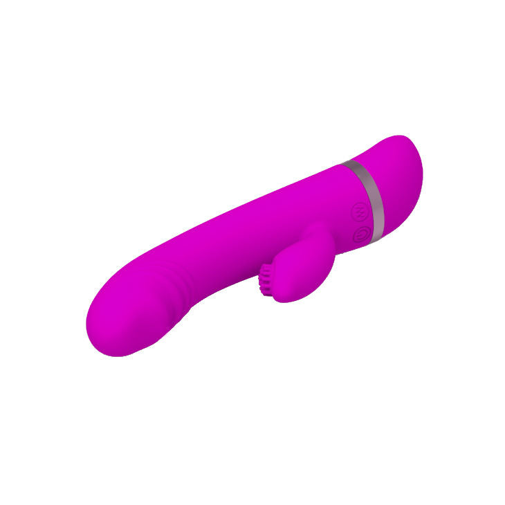PRETTY LOVE Vibrador Flirtation David com Estimulador de Clítoris 30 Funções, para prazer intenso e orgasmos múltiplos.