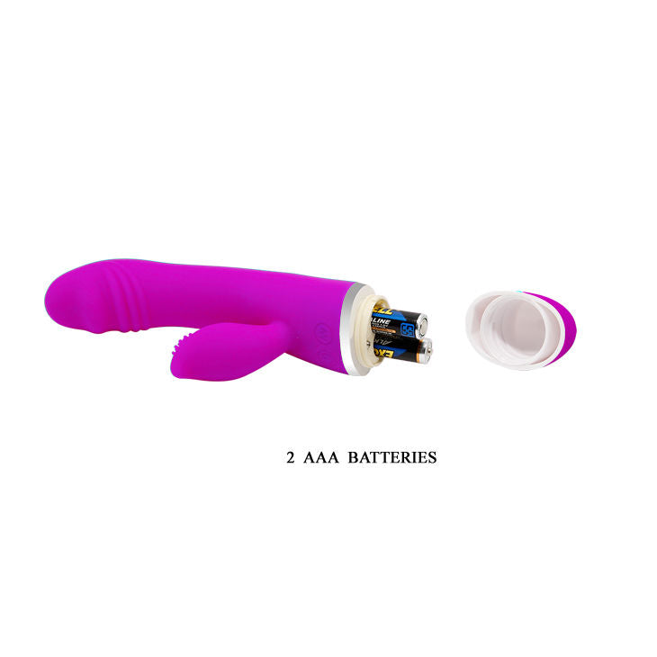 PRETTY LOVE Vibrador Flirtation David com Estimulador de Clítoris 30 Funções, para prazer intenso e orgasmos múltiplos.