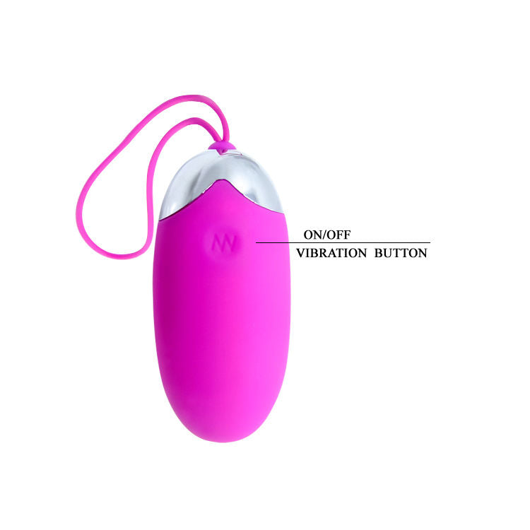 Close-up of the PRETTY LOVE Vibrador para Casais Abner com Controlo por App, showing its ergonomic design and smooth silicone texture.