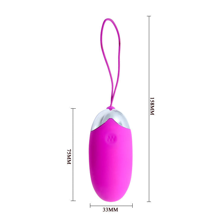 PRETTY LOVE Vibrador Egg Berger com Controle Remoto e 12 Funções, feito em silicone de alta qualidade.