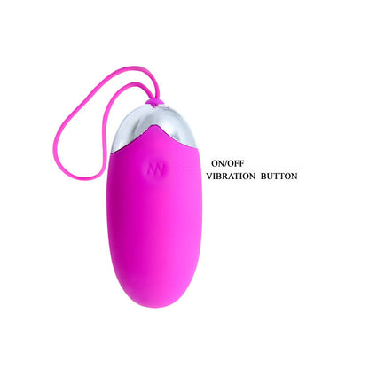 PRETTY LOVE Vibrador Egg Berger com Controle Remoto e 12 Funções, feito em silicone de alta qualidade.