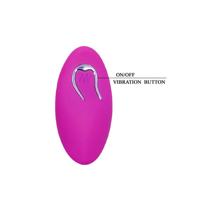 PRETTY LOVE Vibrador Egg Berger com Controle Remoto e 12 Funções, feito em silicone de alta qualidade.