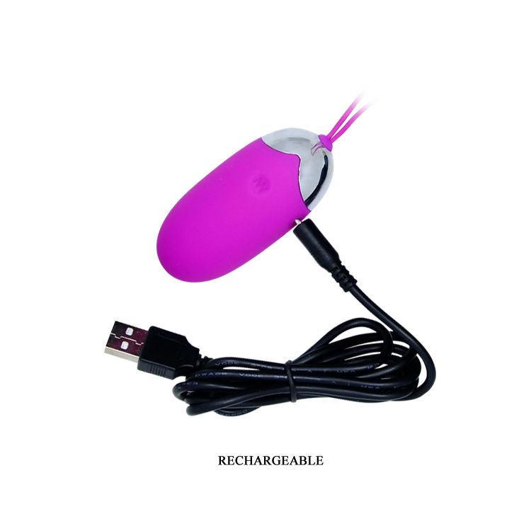 PRETTY LOVE Vibrador Egg Berger com Controle Remoto e 12 Funções, feito em silicone de alta qualidade.