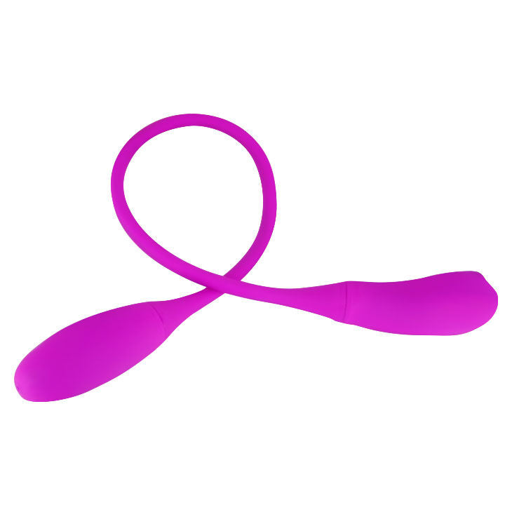 Vibrador flexível PRETTY LOVE Snaky Vibe de silicone com 7 vibrações e 3 funções de cócegas para estimulação dupla.