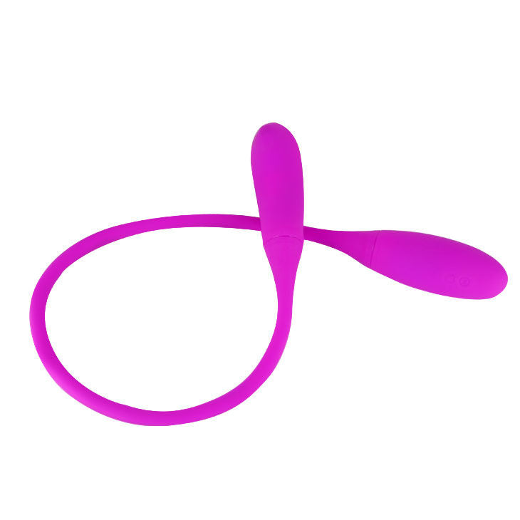 Vibrador flexível PRETTY LOVE Snaky Vibe de silicone com 7 vibrações e 3 funções de cócegas para estimulação dupla.
