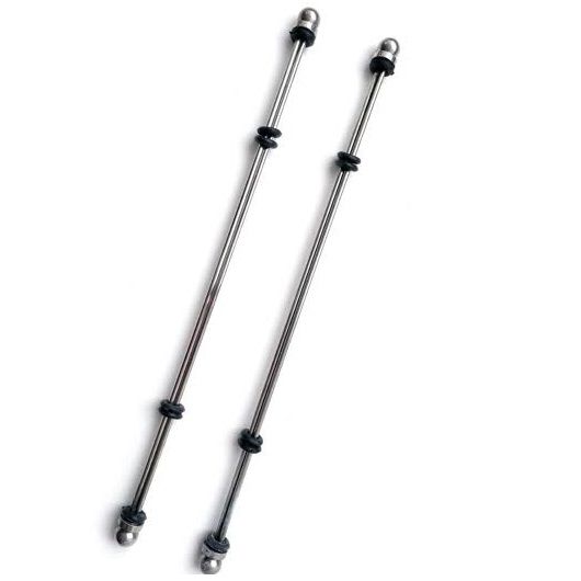 Imagem das barras multiusos METAL HARD para BDSM, mostrando o design metálico e as suas múltiplas aplicações.