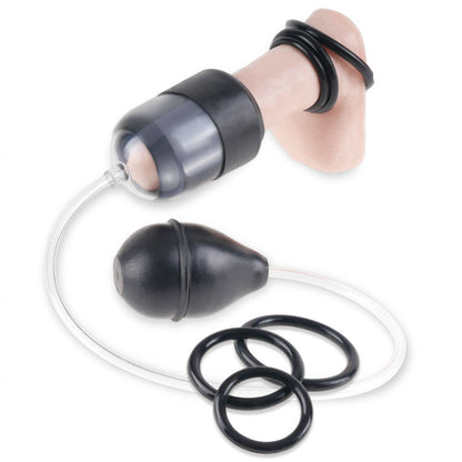 Bomba de sucção para glande FETISH FANTASY SERIES com anéis de aumento e kit completo