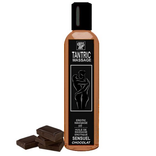 Óleo de Massagem Tântrica Natural e Afrodisíaco de Chocolate 30ml