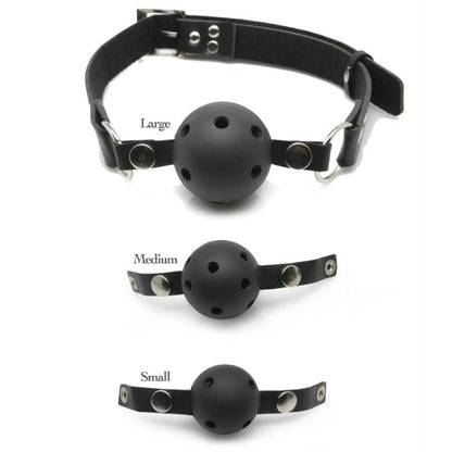 Sistema de Treinamento Ball Gag FETISH FANTASY SERIES com 3 mordaças e alça ajustável