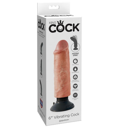 Vibrador Dildo Realista 15.24 cm Natural