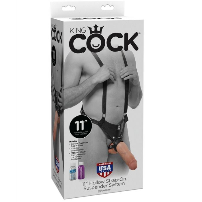 Dildo Oco Suspenso 28 cm Carne