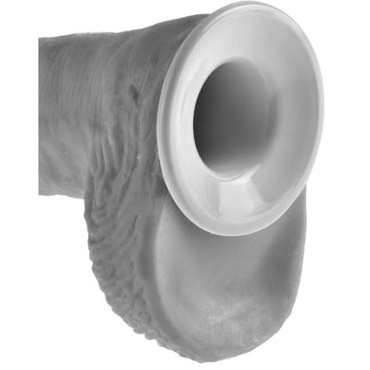 Dildo Strap-on - Sistema de Suspensão 30,5 cm Hollow Strap-on - Carne