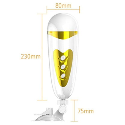 PRETTY LOVE Masturbador Masculino Sally com Vibração e Som, mostrando detalhes realistas