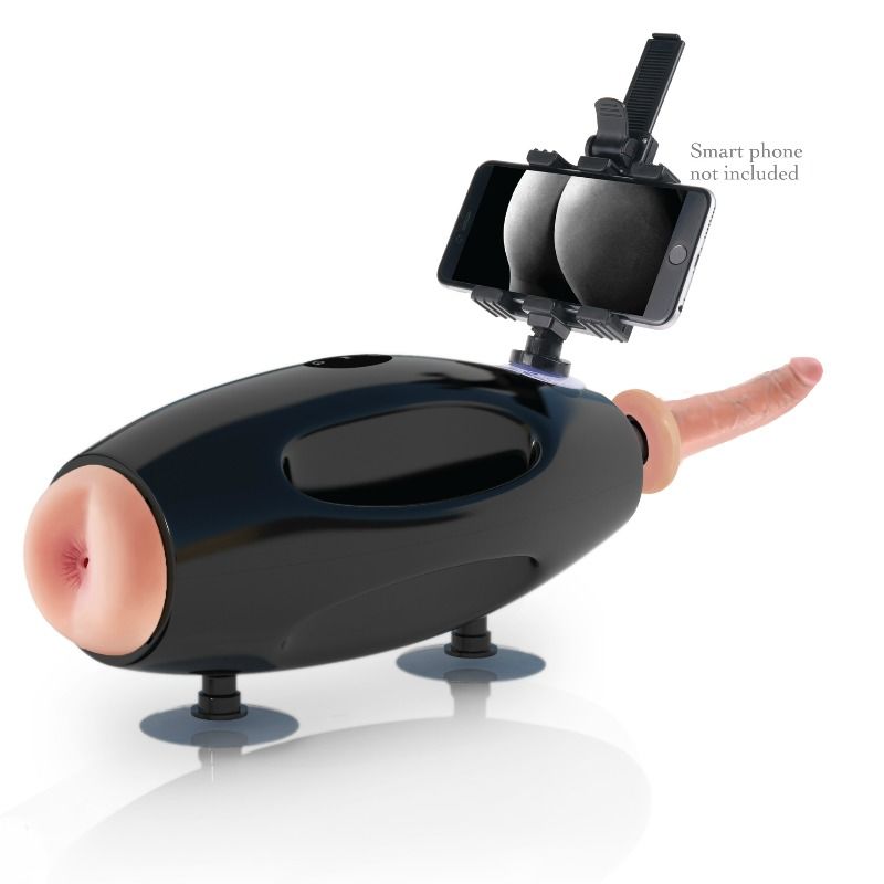 Máquina de Sexo Portátil FETISH FANTASY EXTREME com dildos intercambiáveis e adaptador universal
