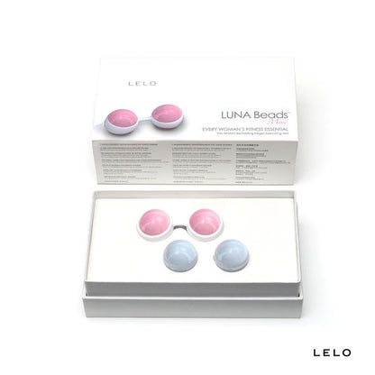 LELO Luna Bolas Chinesas para exercícios Kegel, com pesos e conector de silicone