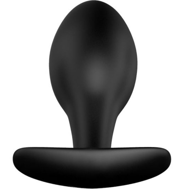Detalhe do Plug Anal Âncora de Silicone Preto PRETTY LOVE 8.5cm