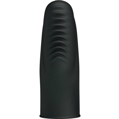 Close-up of the PRETTY LOVE Dedal Vibratório Texturizado Silicone Flirtation, showing its soft texture and compact design.