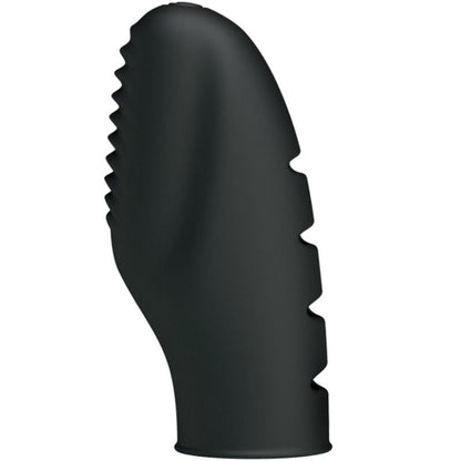 Close-up of the PRETTY LOVE Dedal Vibratório Texturizado Silicone Flirtation, showing its soft texture and compact design.